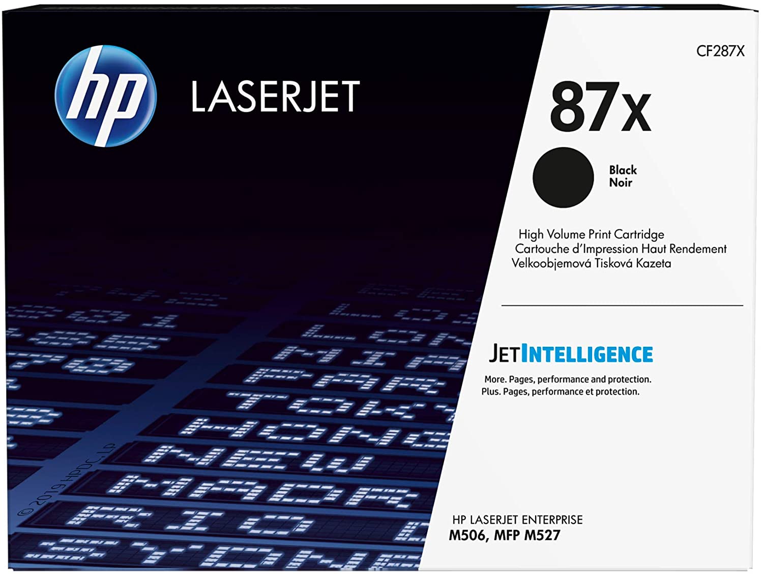 HP CF287X Black Toner Cartridge (87X)