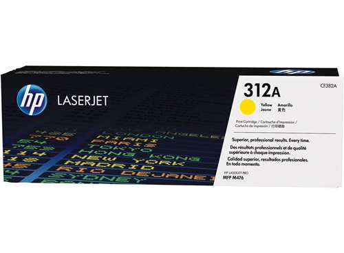 HP 312A Yellow Original LaserJet Toner Cartridge (CF382A)
