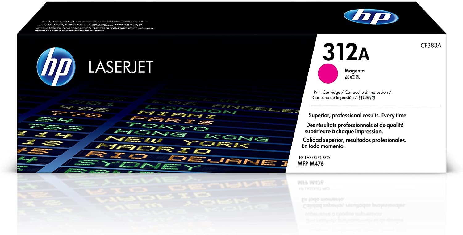 HP 312A Magenta Original LaserJet Toner Cartridge (CF383A)