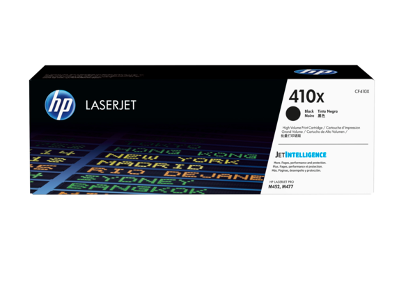 HP 410X Black LaserJet Toner Cartridge (CF410X)