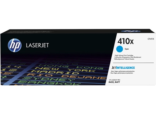 HP 410X Cyan LaserJet Toner Cartridge (CF411X)