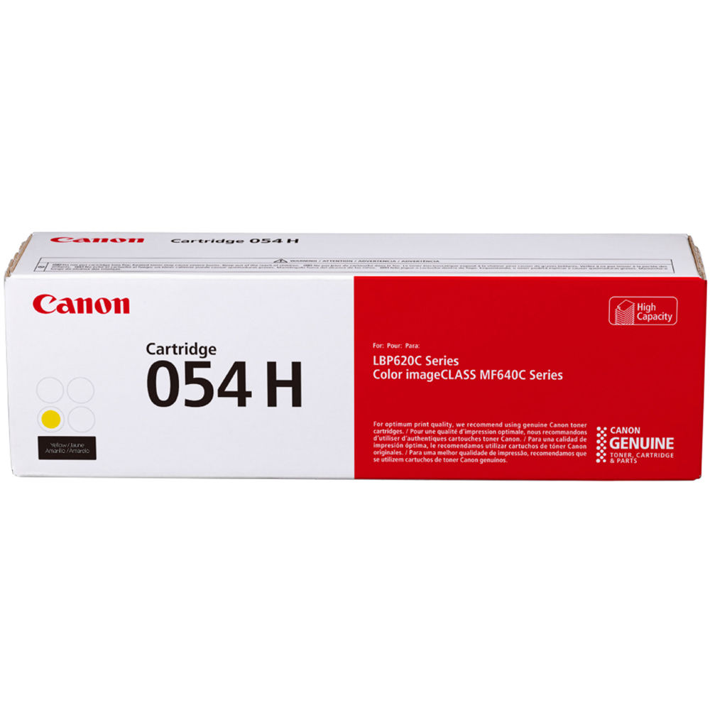 Canon 054H Yellow Toner Cartridge 2.3k (CART054HY)