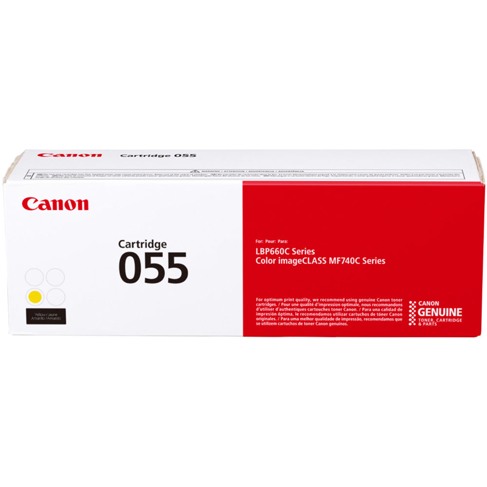 Canon 055 Yellow Toner Cartridge 2.3k (CART055Y)