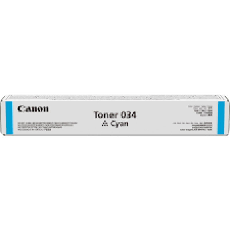 Canon Cartridge 034 Cyan Toner (CART034C)