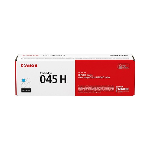 Canon Cartridge 045H Cyan High Cap Toner Cartridge (CART045HC)