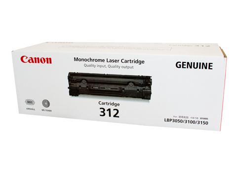 Canon Cartridge 312 Black Toner Cartridge (CART312BK)