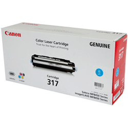 Canon Cartridge 317 Cyan Toner Cartridge (CART317C)