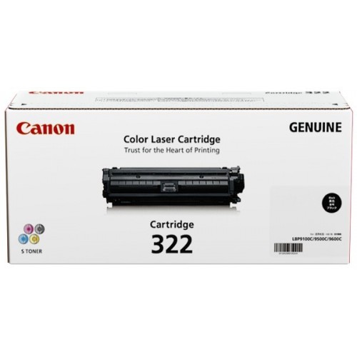 Canon Cartridge 322 Black Toner Cartridge (CART322BK)