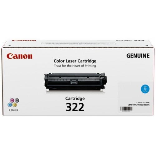 Canon Cartridge 322 Cyan Toner Cartridge (CART322C)