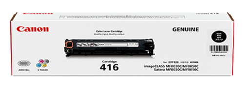 Canon Cartridge 416 Black Toner Cartridge (CART416BK)