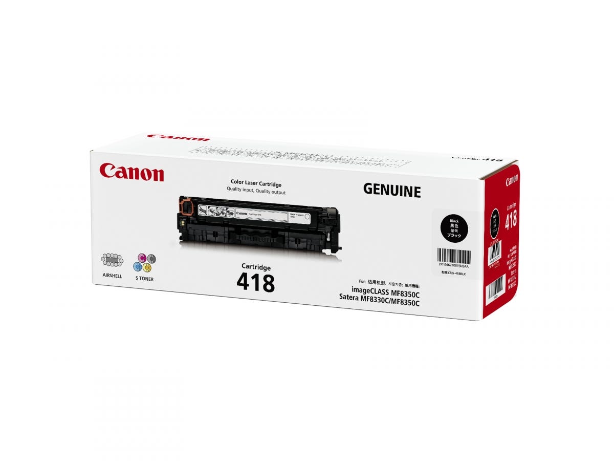 Canon Cartridge 418 Black Toner Cartridge (CART418BK)