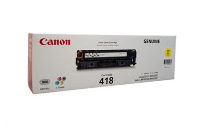 Canon Cartridge 418 Yellow Toner Cartridge (CART418Y)