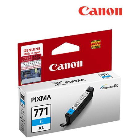 Canon CLI-771 XL Cyan Dye Ink Tank (10.8ml) (CLI771CXL)