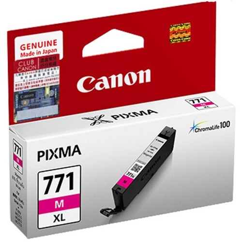 Canon CLI-771 XL Magenta Dye Ink Tank (10.8ml) (CLI771MXL)