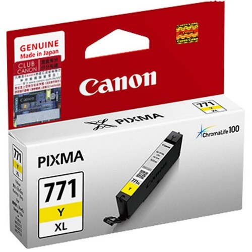 Canon CLI-771 XL Yellow Dye Ink Tank (10.8ml) (CLI771YXL)