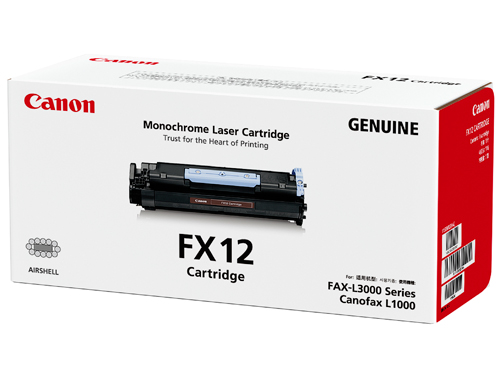Canon FX-12 Black Toner Cartridge (1153B003AA)