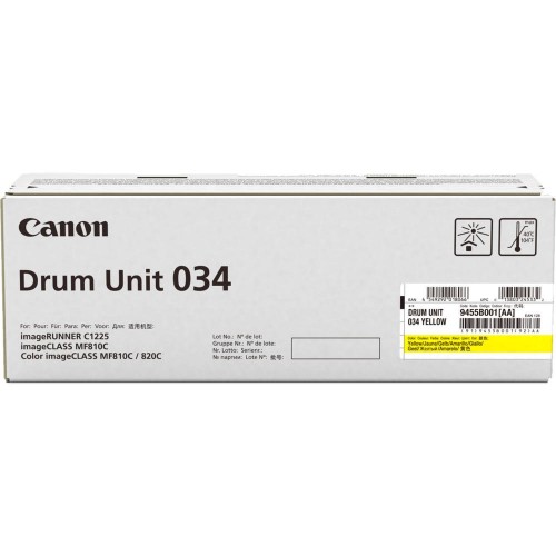 Canon MF810Cdn Yellow Drum Toner 034 (CART034YDR)