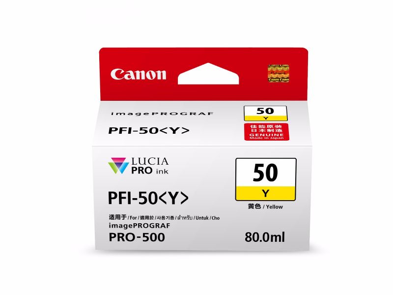 Canon PFI-50 ink tank (80ml) - Yellow (CPFI-50Y)