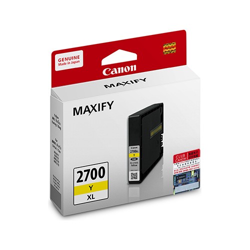 Canon PGI-2700 XL Yellow Ink Cartridge (PGI2700XLYellow)