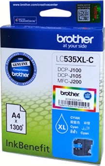 Brother LC-535XL Cyan Ink Cartridge (B LC-535XL-C)