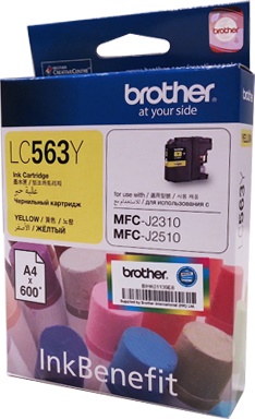Brother LC-563 Yellow Ink Cartridge (B LC-563Y)