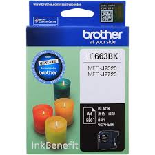 Brother LC-663BK Black Ink Cartridge (B LC-663BK)
