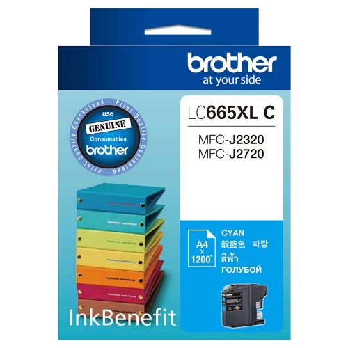 Brother LC-665XL Cyan Ink Cartridge (B LC-665XLC)