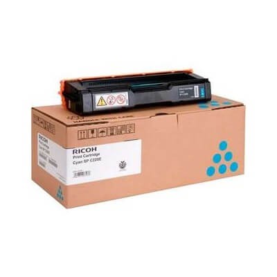RICOH 406060 TYPE 220/222 LASER TONER CYAN - No Warranty (RC SPC220 CY)