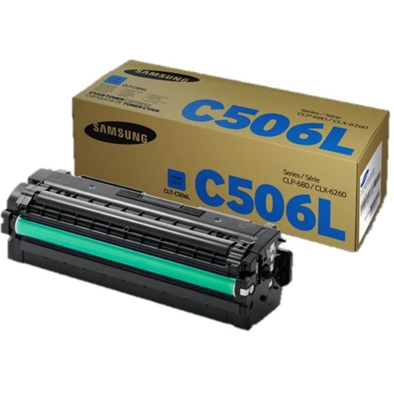 Samsung CLT-506L (3.5k) Toner Cartridge - Cyan (Item No : SG CLT-C506L)