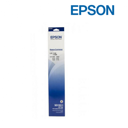Epson C13S015511 Ribbon Cartridge (For LQ-1000, 1050, 1050+, 1010, 1070, 1070+, 10m Length)