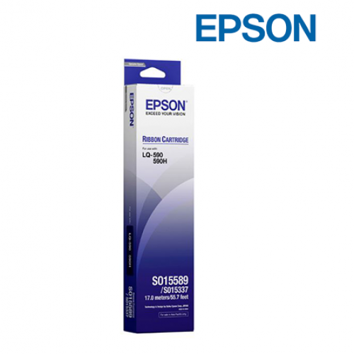 Epson C13S015589 Ribbon Cartridge (For LQ-590, 17m Length)
