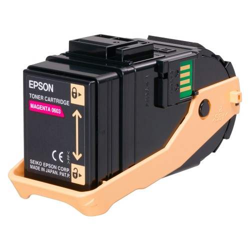 Epson C13S050603 Magenta Toner Cartridge (Up to 7500k pages yield, For AL-C9300N, Original Toner)