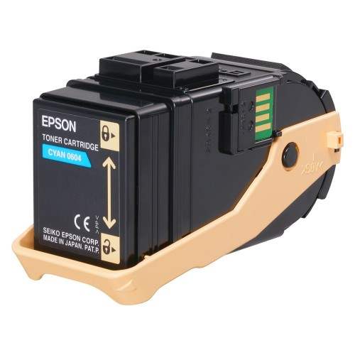 Epson C13S050604 Cyan Toner (Up to 7500k pages yield, For AL-C9300N, Original Toner)