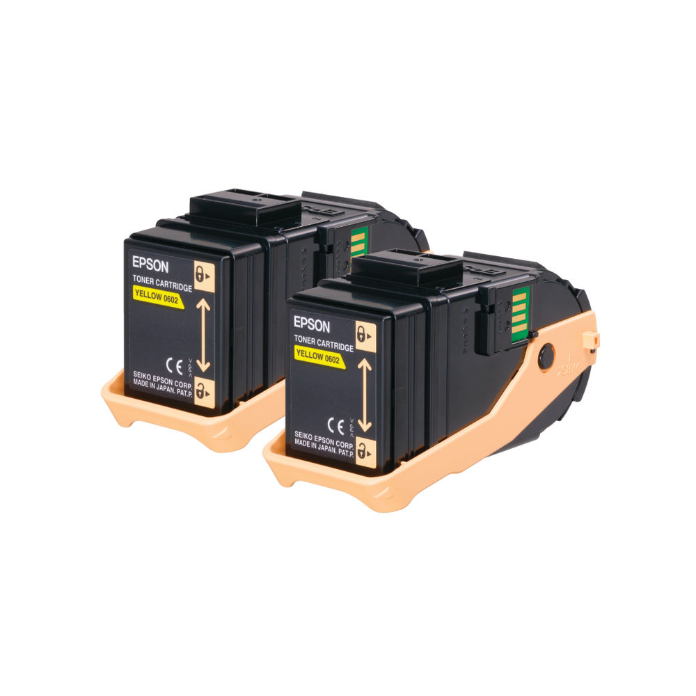 Epson C13S050606 Yellow Color Double Toner (Up to 7500, For AL-C9300DN)