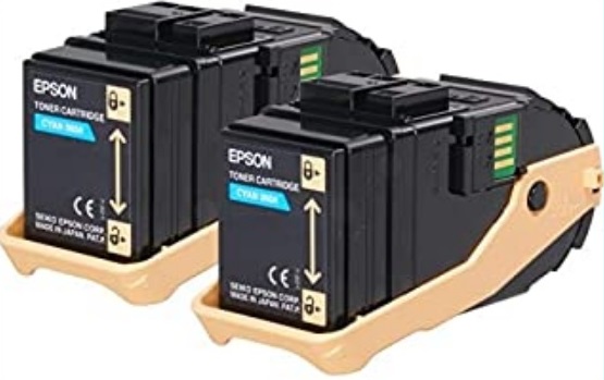 Epson C13S050608 Cyan Color Double Toner (Up to 7500, For AL-C9300DN)