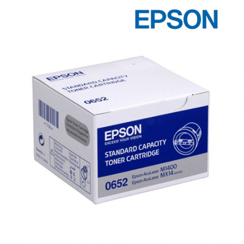EPSON C13S050652 Black Toner (Toner Cartdridge, Up to 1,000 Pages, For AL-M1400, MX14, MX14NF)