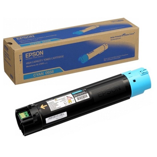 Epson C13S050658 Cyan Color Toner Cartridge Cartridge (For AL-C500DN)