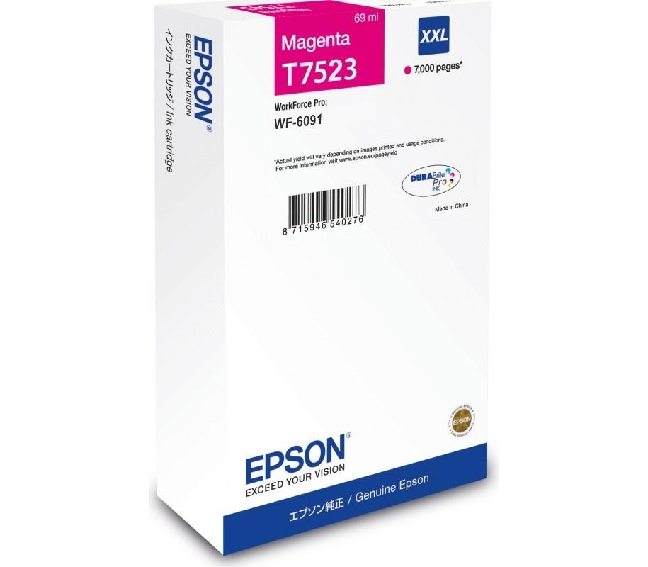 Epson WF6091 Magenta Ink Cartridge (Item No: EPS T752390)