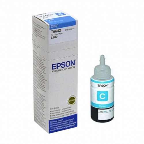 Epson L100 L200 L300 Cyan Ink Cartridge (T6642)
