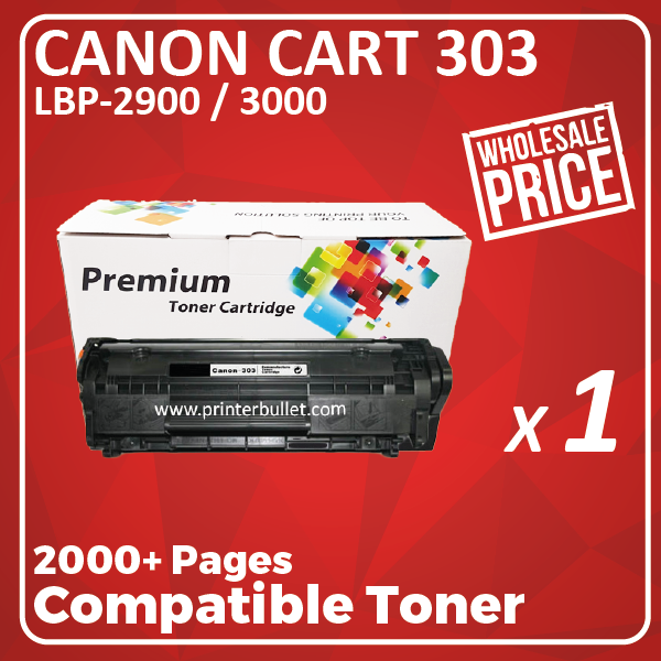 Compatible Canon 303 Black Toner Cartridge