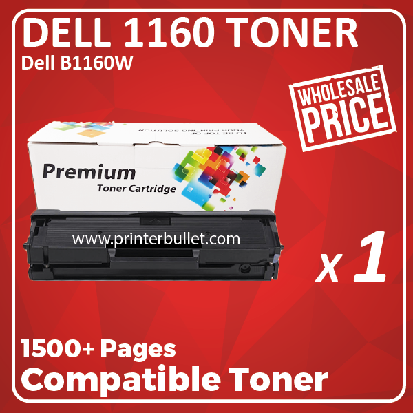 Compatible Dell B1160 Black Toner Cartridge