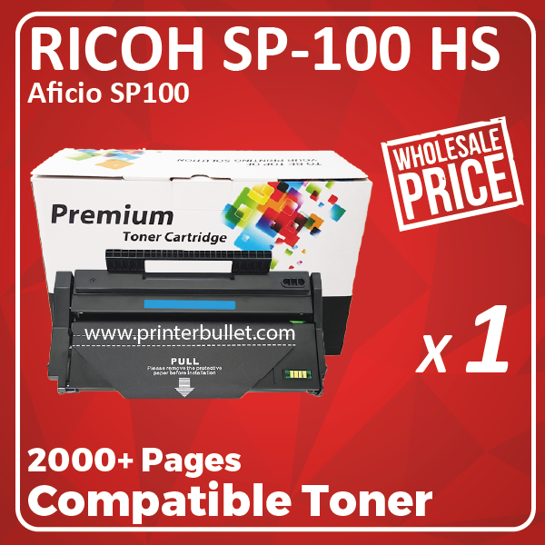 Compatible Ricoh SP-100 HS Black Toner Cartridge