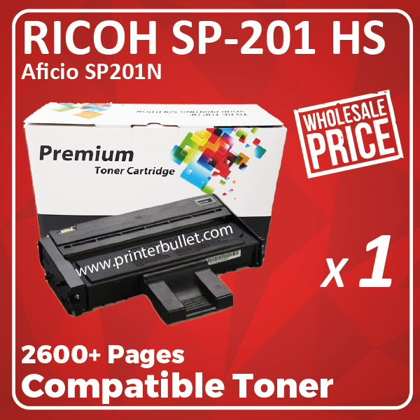 Compatible Ricoh SP-201 HS Black Toner Cartridge
