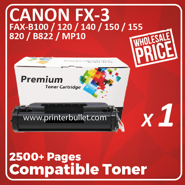 Compatible Canon FX-3 Black Toner Cartridge