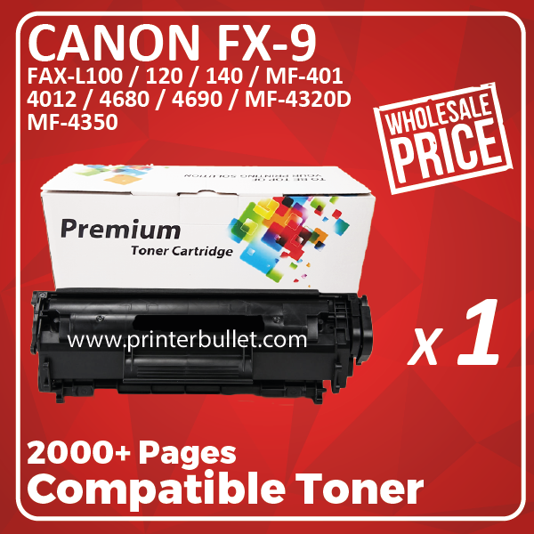 Compatible Canon FX-9 Black Toner Cartridge