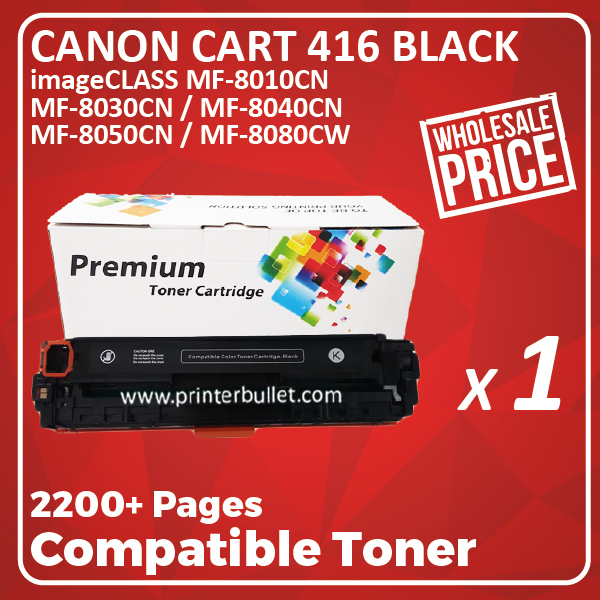 Compatible Canon 416 Black Toner Cartridge