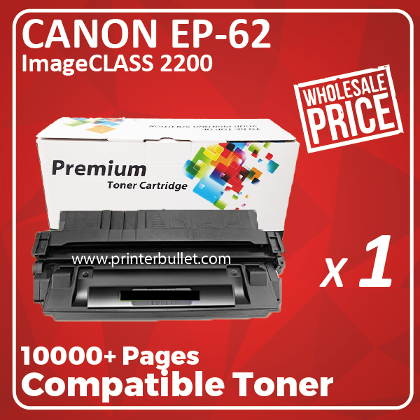Compatible Canon EP-62 Black Toner Cartridge