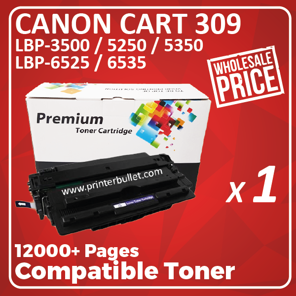 Compatible Canon 309 Black Toner Cartridge