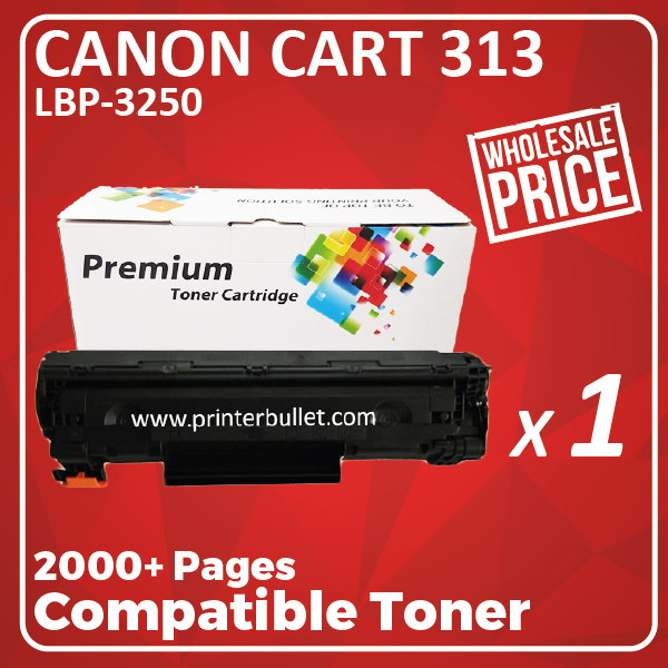 Compatible Canon 313 Black Toner Cartridge