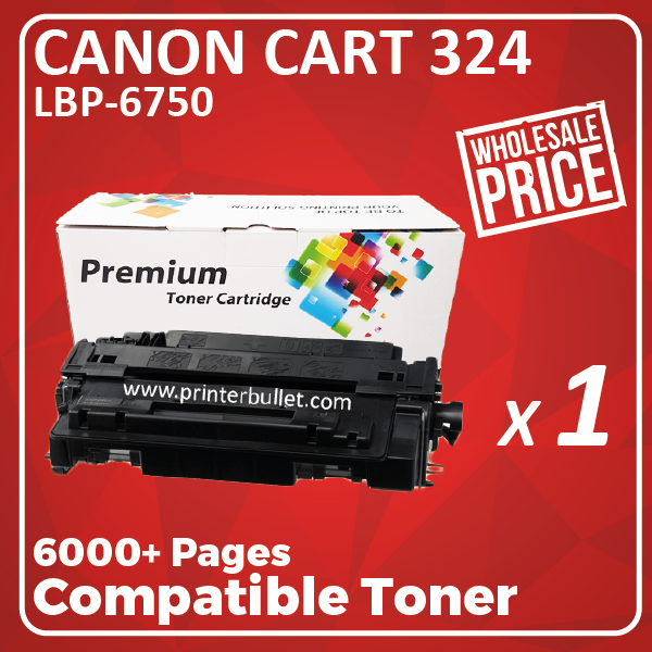Compatible Canon 324 Black Toner Cartridge